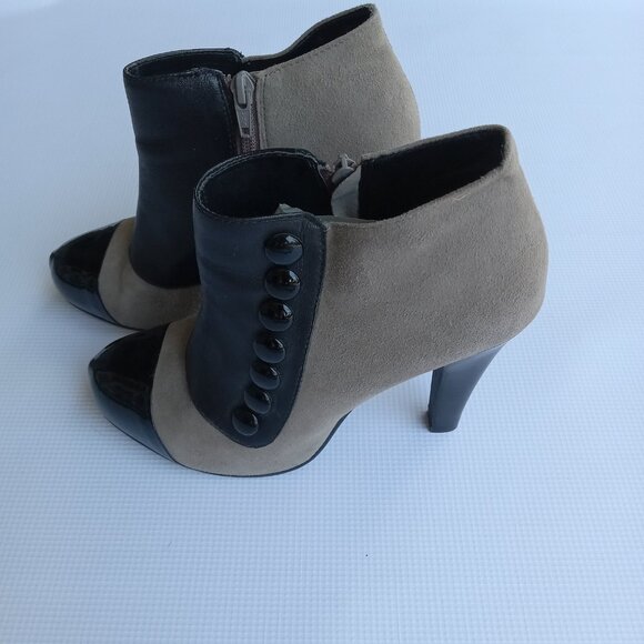 Gianni Bini Booties Button Victorian Cosplay Renaissance Steam Punk Size 7.5 - Picture 2 of 13